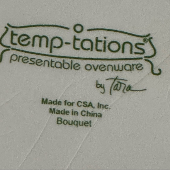 Temp-Tations Ovenware By Tara - Picture 7 of 10
